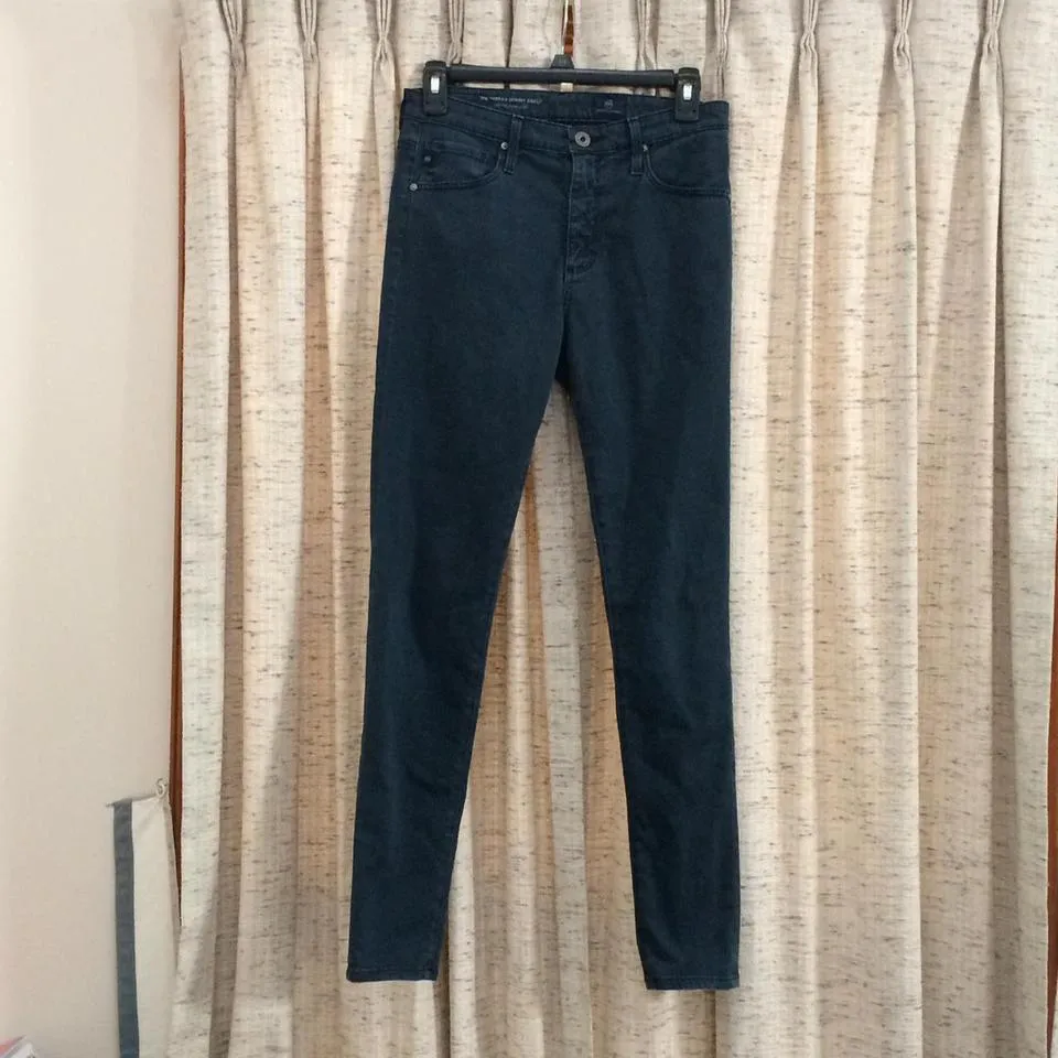 AG Jeans Women's Blue and Grey Jeans