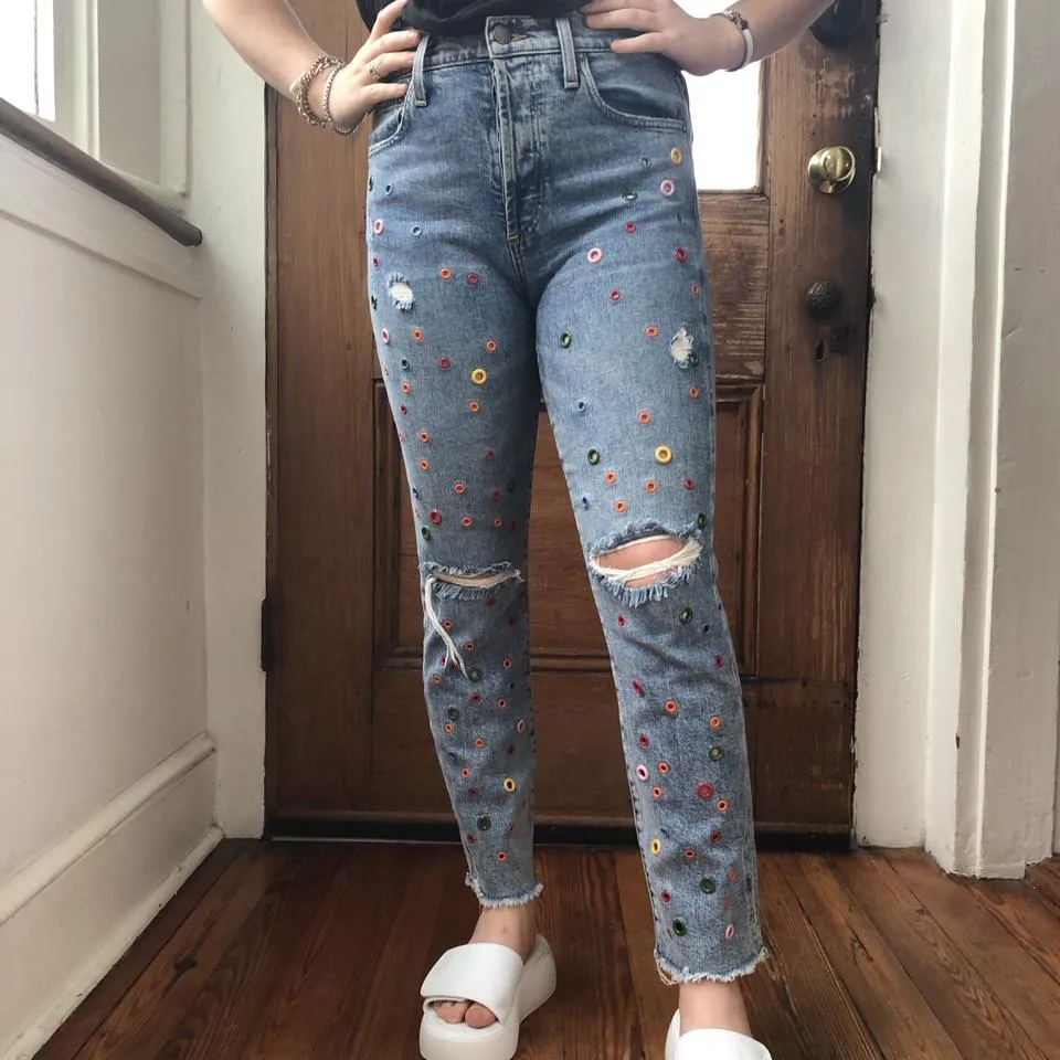 alice + olivia Women's multi Jeans