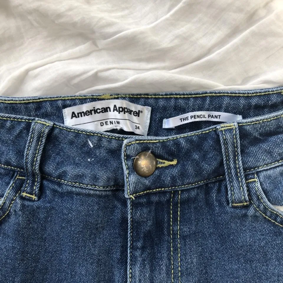 American Apparel Women's Blue Jeans