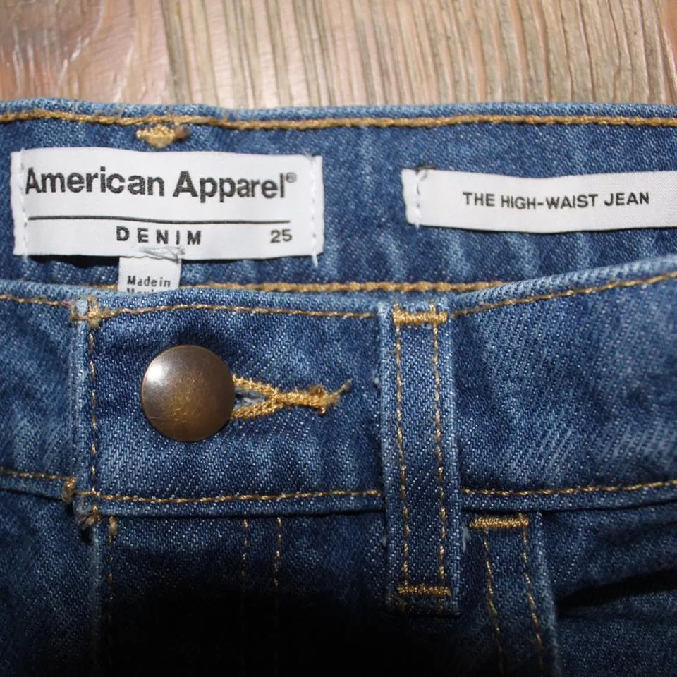 American Apparel Women's Blue Jeans