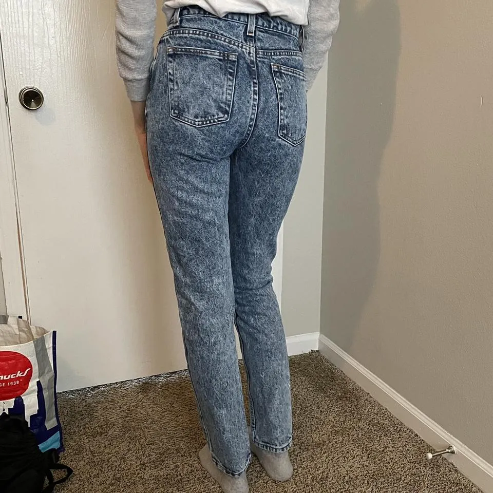 American Apparel Women's Navy and Blue Jeans