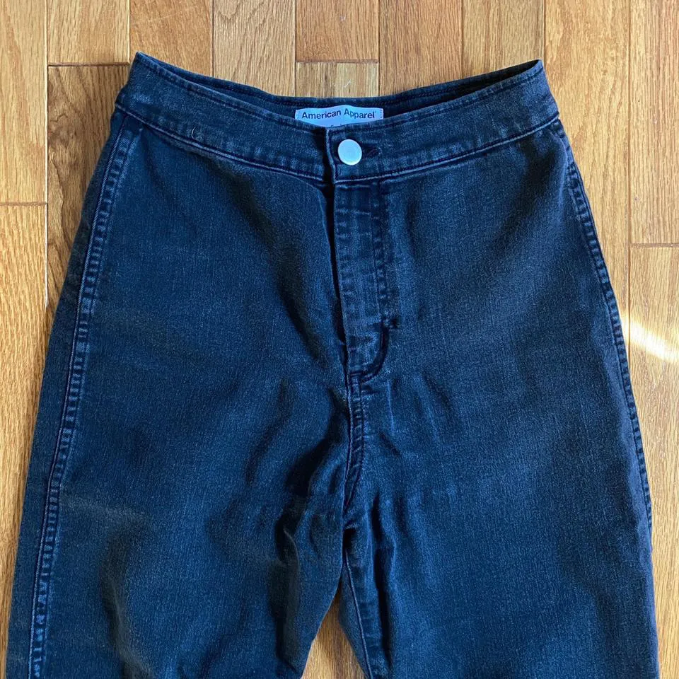 American Apparel Women's Black Jeans