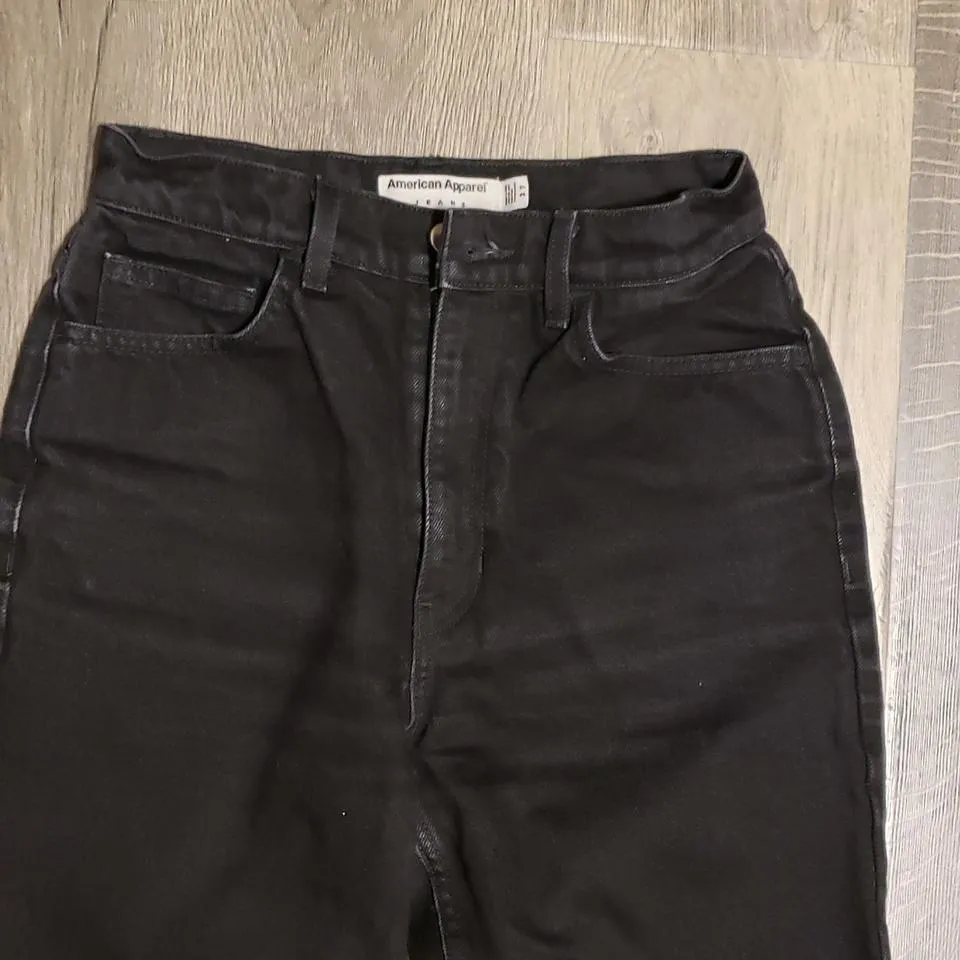 American Apparel Women's Black Jeans