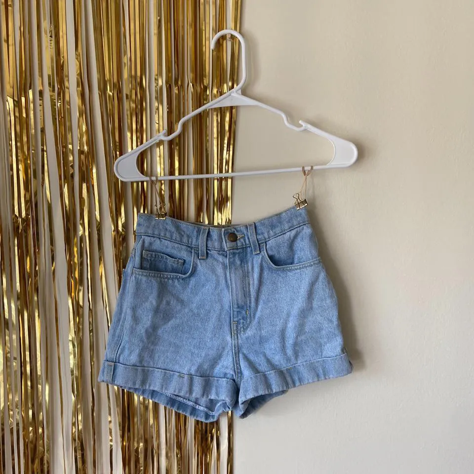 American Apparel Women's Blue and Navy Jeans