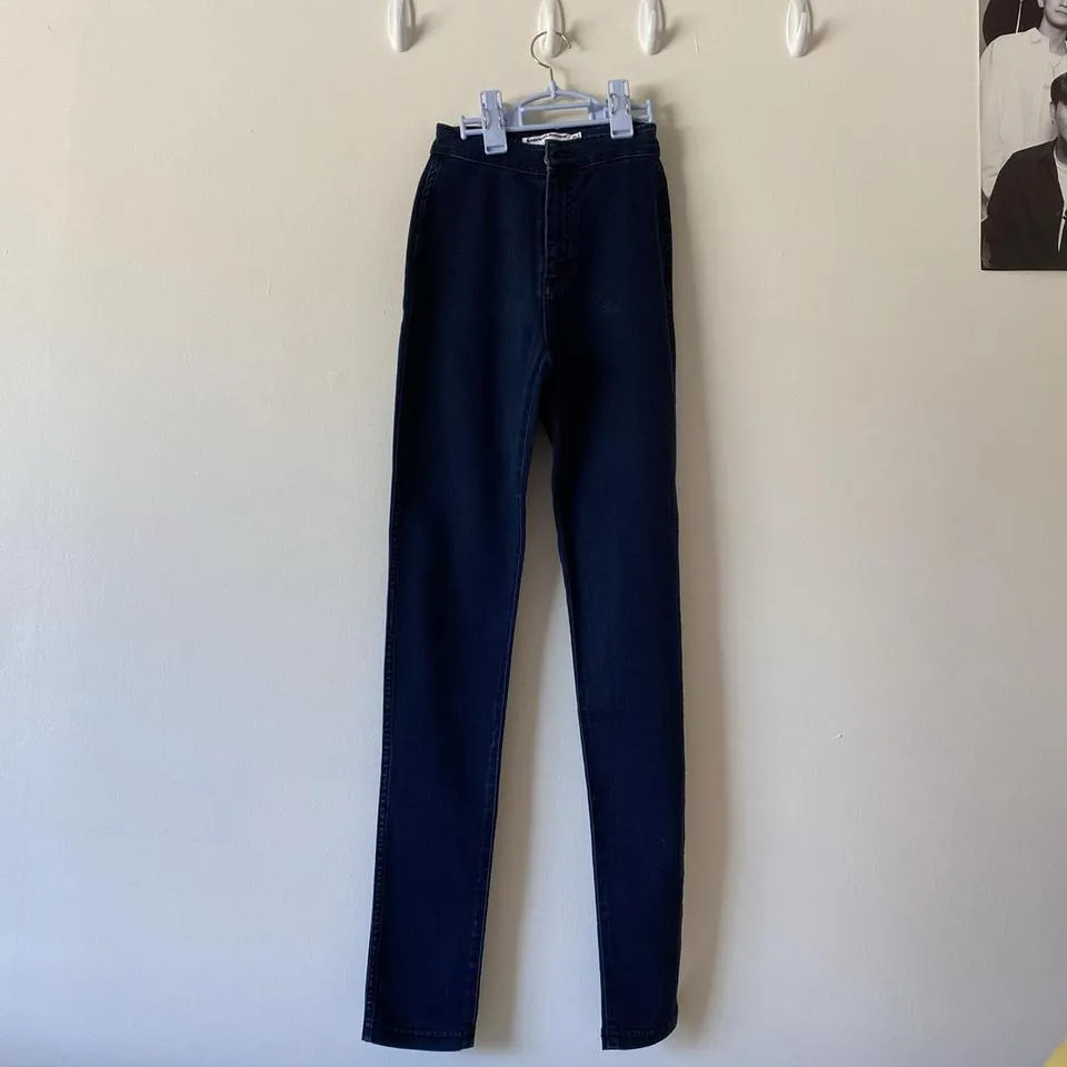 American Apparel Women's Blue and Navy Jeans