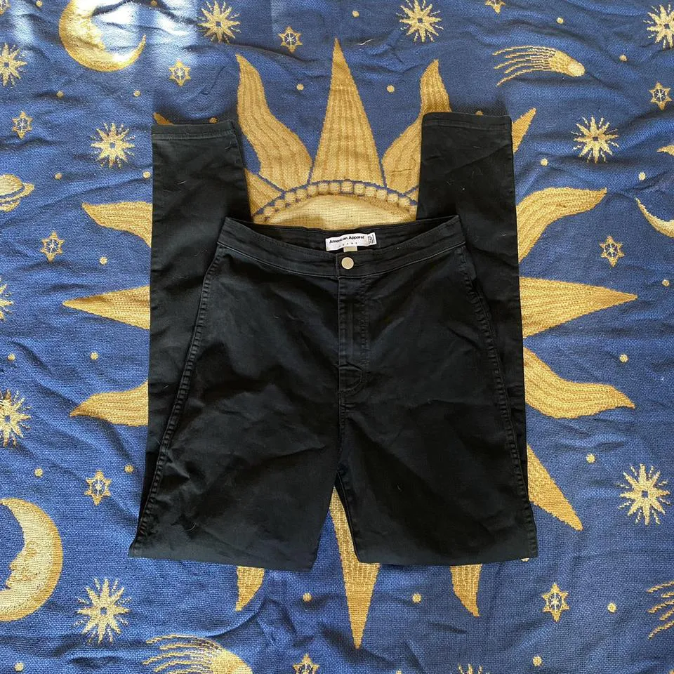 American Apparel Women's Black Jeans