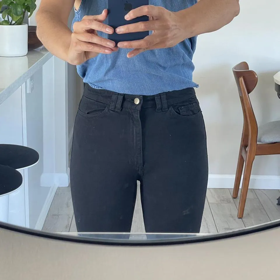 American Apparel Women's Black Jeans