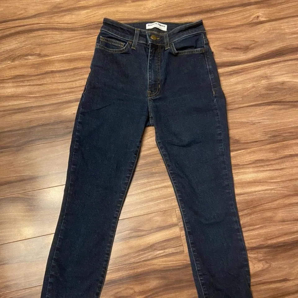 American Apparel Women's Navy Jeans