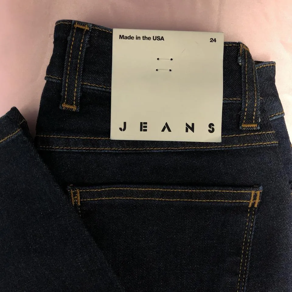 American Apparel Women's Navy and Blue Jeans