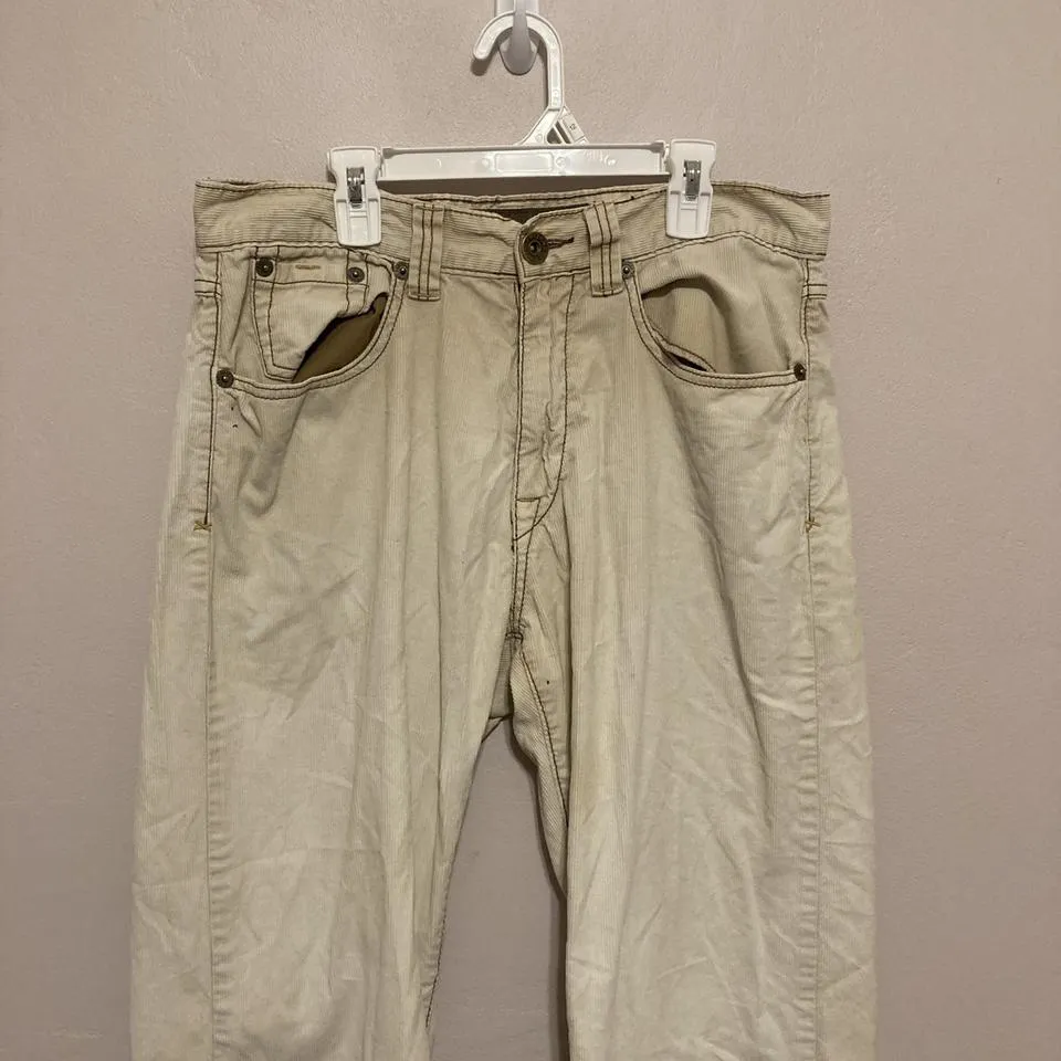 Arizona Women's Cream and Brown Jeans