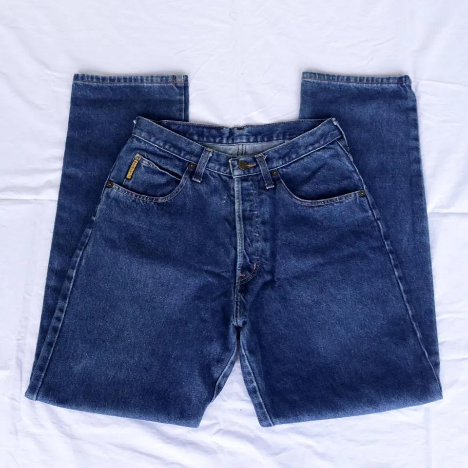 Armani Women's Blue and Navy Jeans