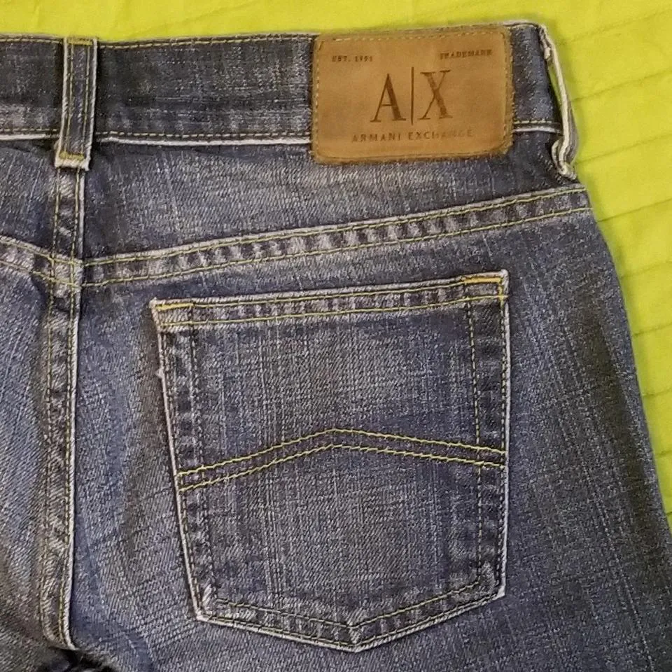 Armani Women's Blue and Navy Jeans
