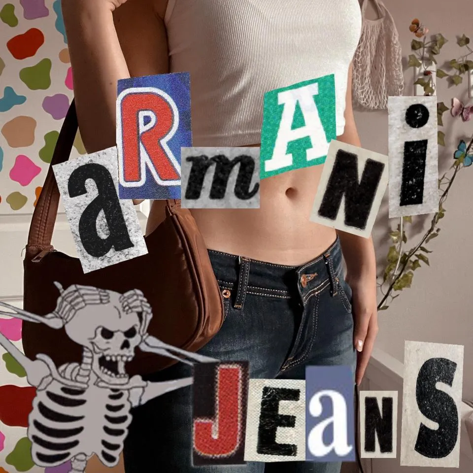 Armani Women's Navy Jeans