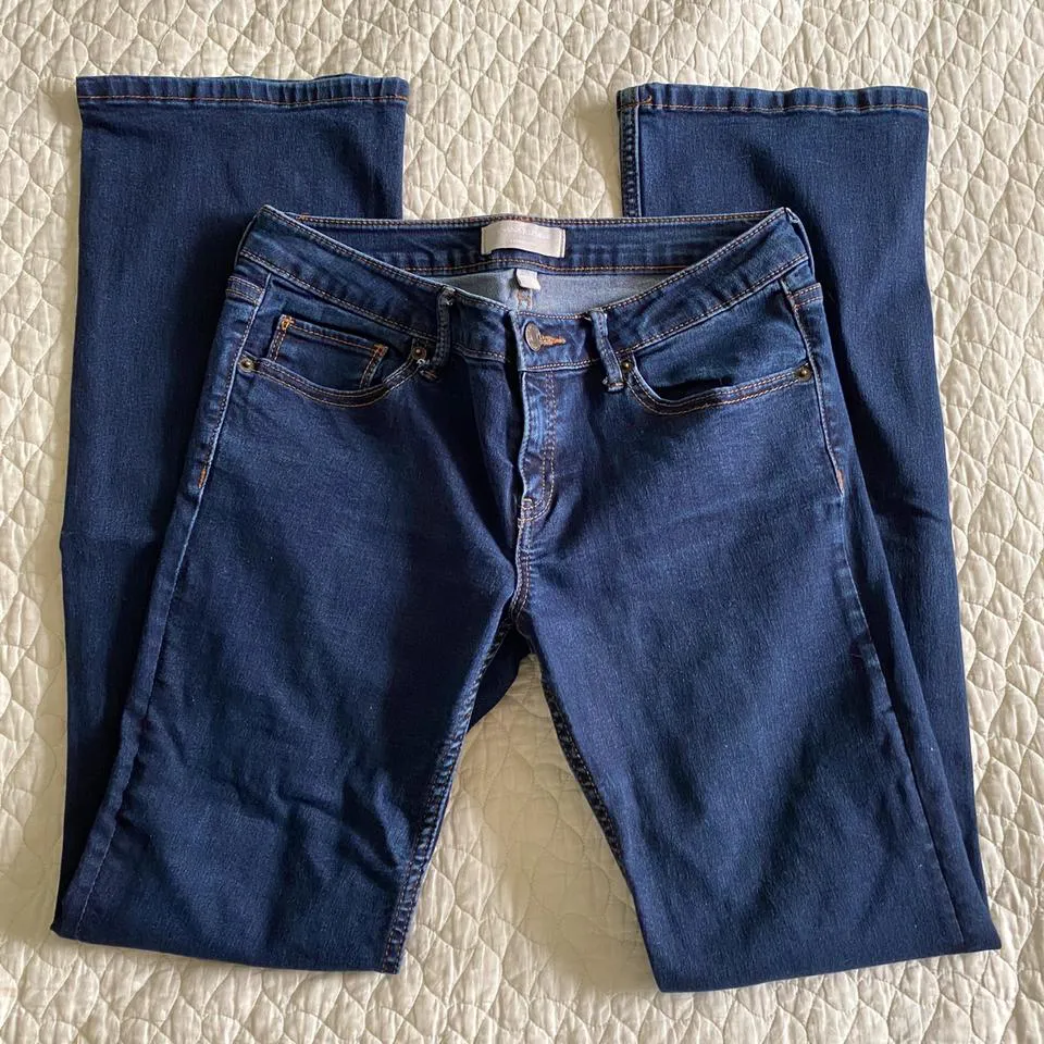 Banana Republic Women's Navy and Blue Jeans