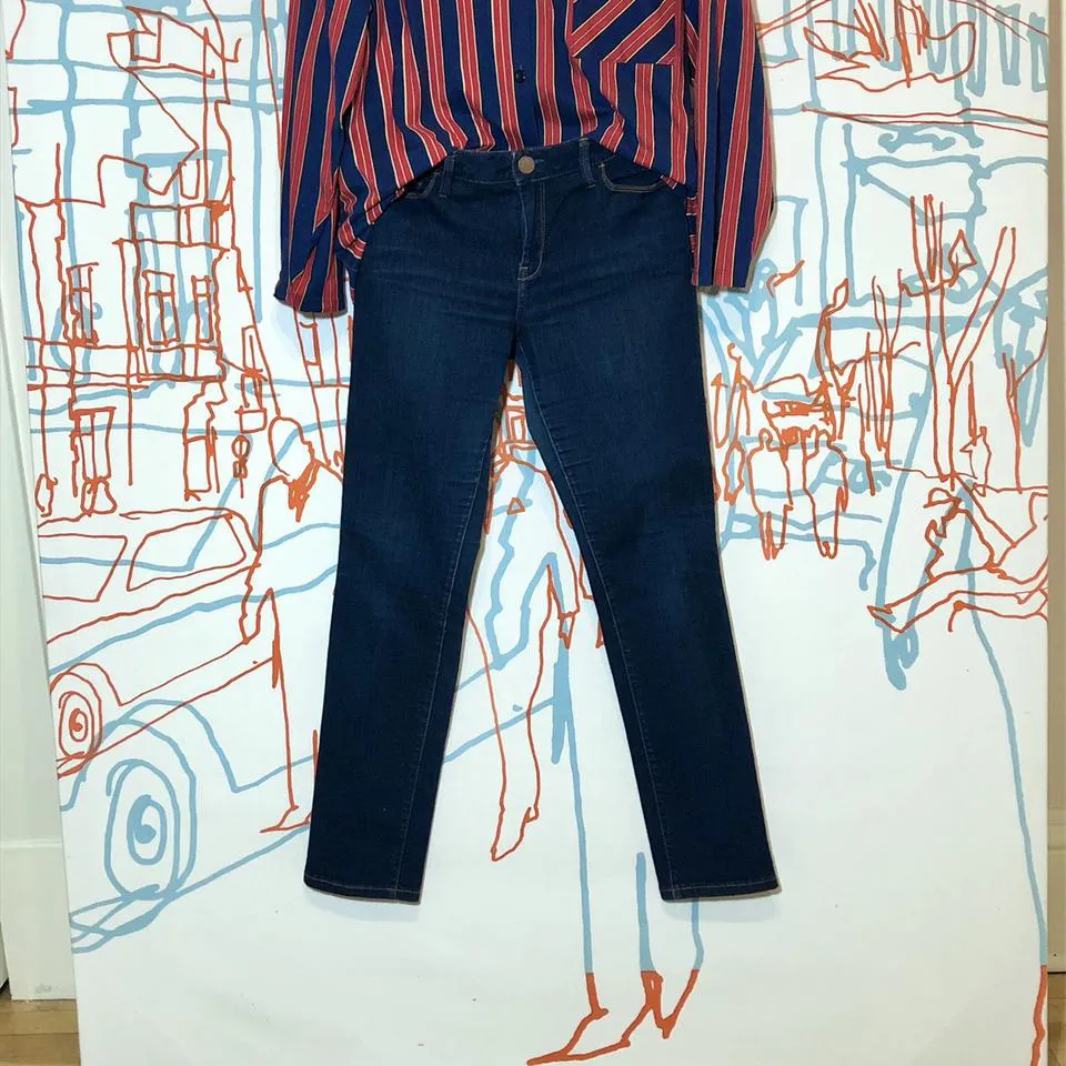 Banana Republic Women's Blue and Navy Jeans