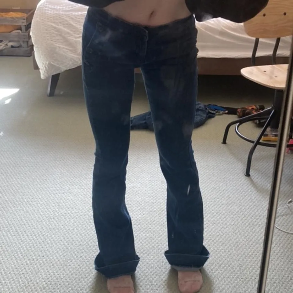 Banana Republic Women's Blue and Navy Jeans