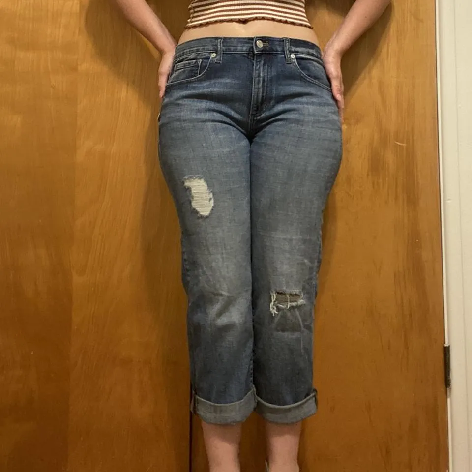 Banana Republic Women's Blue and Navy Jeans