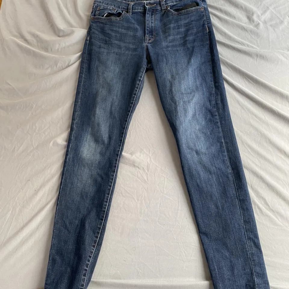 Banana Republic Women's Navy and Blue Jeans