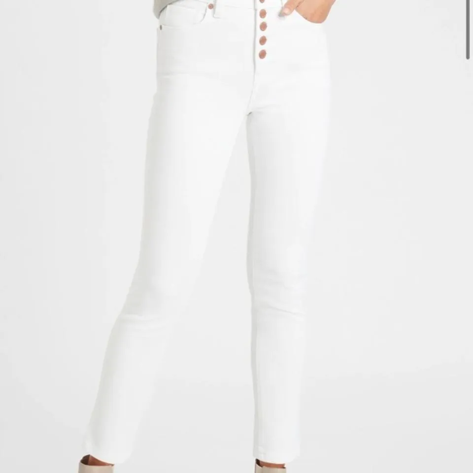 Banana Republic Women's White Jeans
