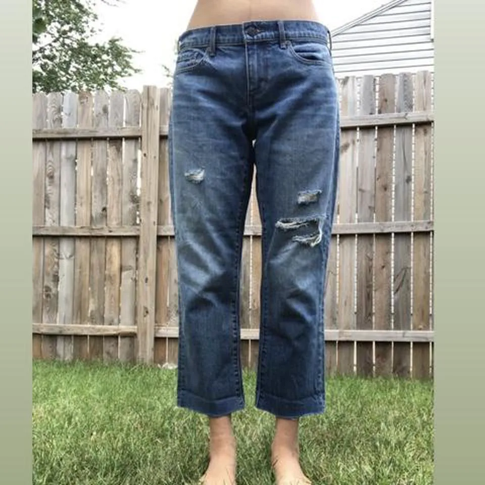 Banana Republic Women's Blue and Navy Jeans