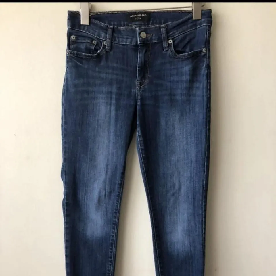 Banana Republic Women's Navy and Blue Jeans