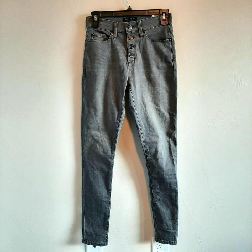Banana Republic Women's Grey and Silver Jeans