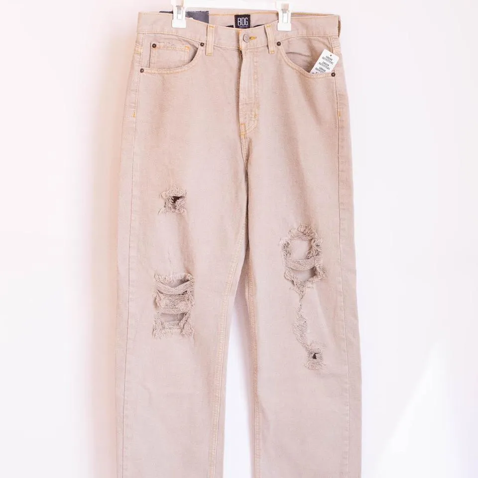 BDG Women's Cream Jeans