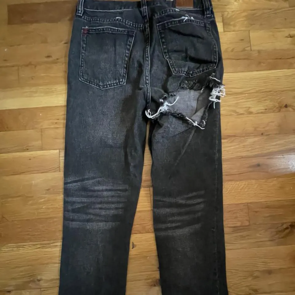 BDG Women's Black and Grey Jeans