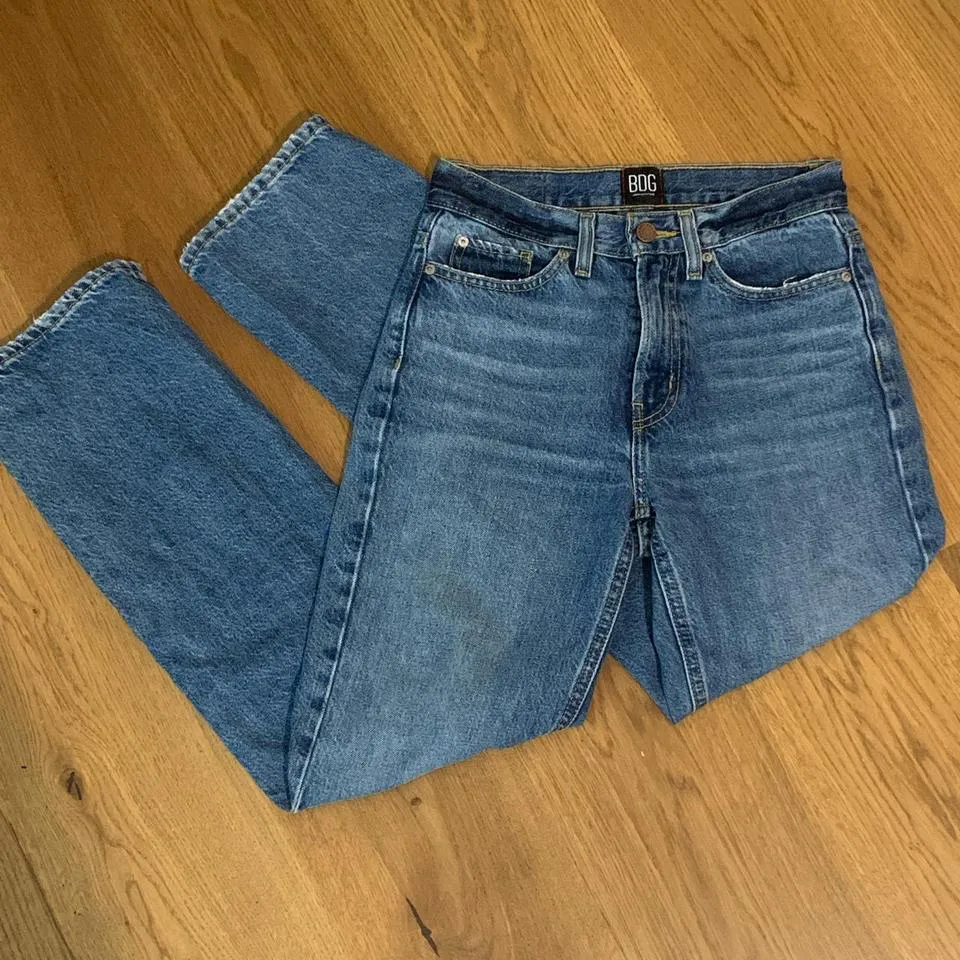 BDG Women's Blue and Navy Jeans