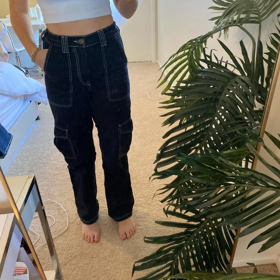 BDG Women's Black and White Jeans