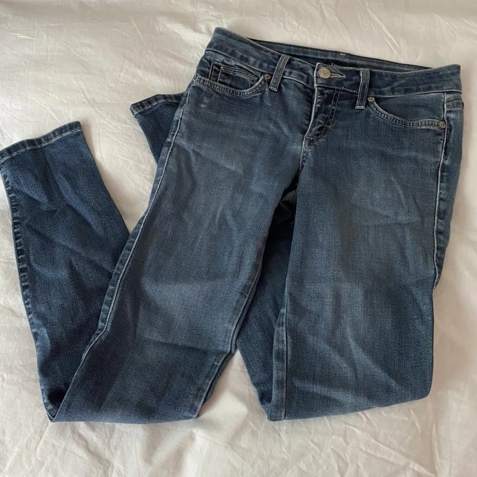 Bebe Women's Blue and Navy Jeans