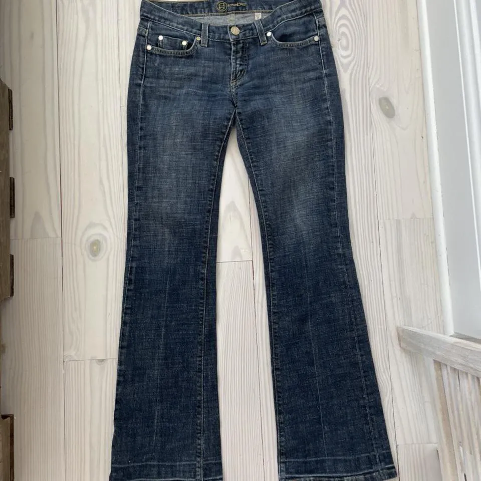 Bebe Women's Navy and Blue Jeans
