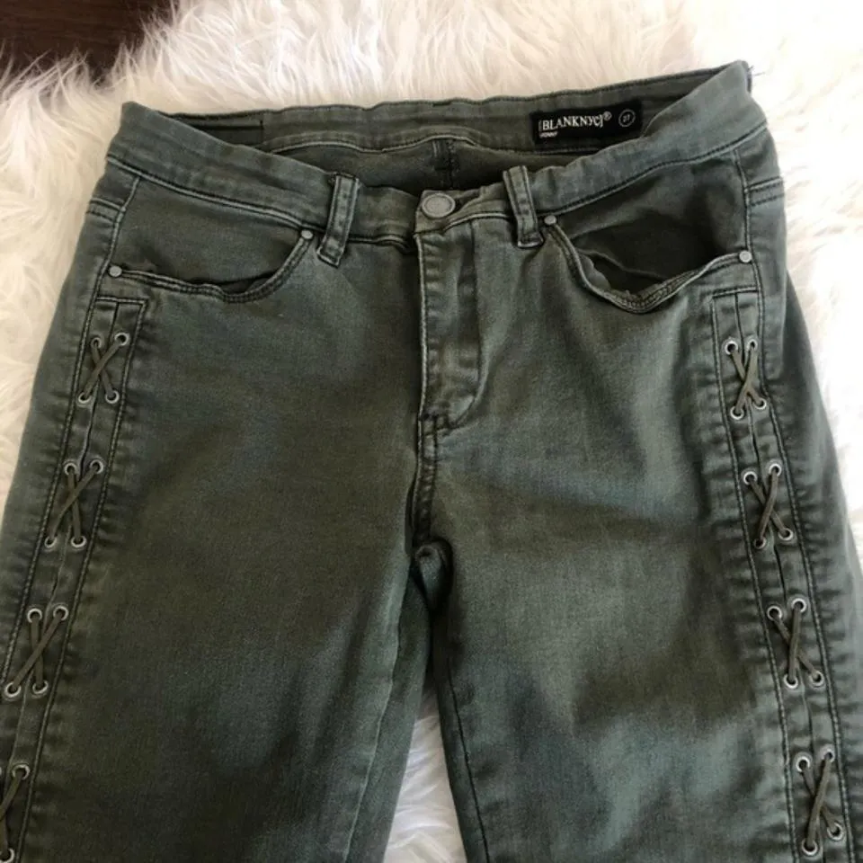 Blank NYC Women's Green Jeans