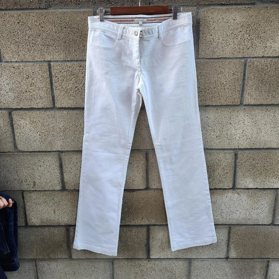Burberry Women's White Jeans