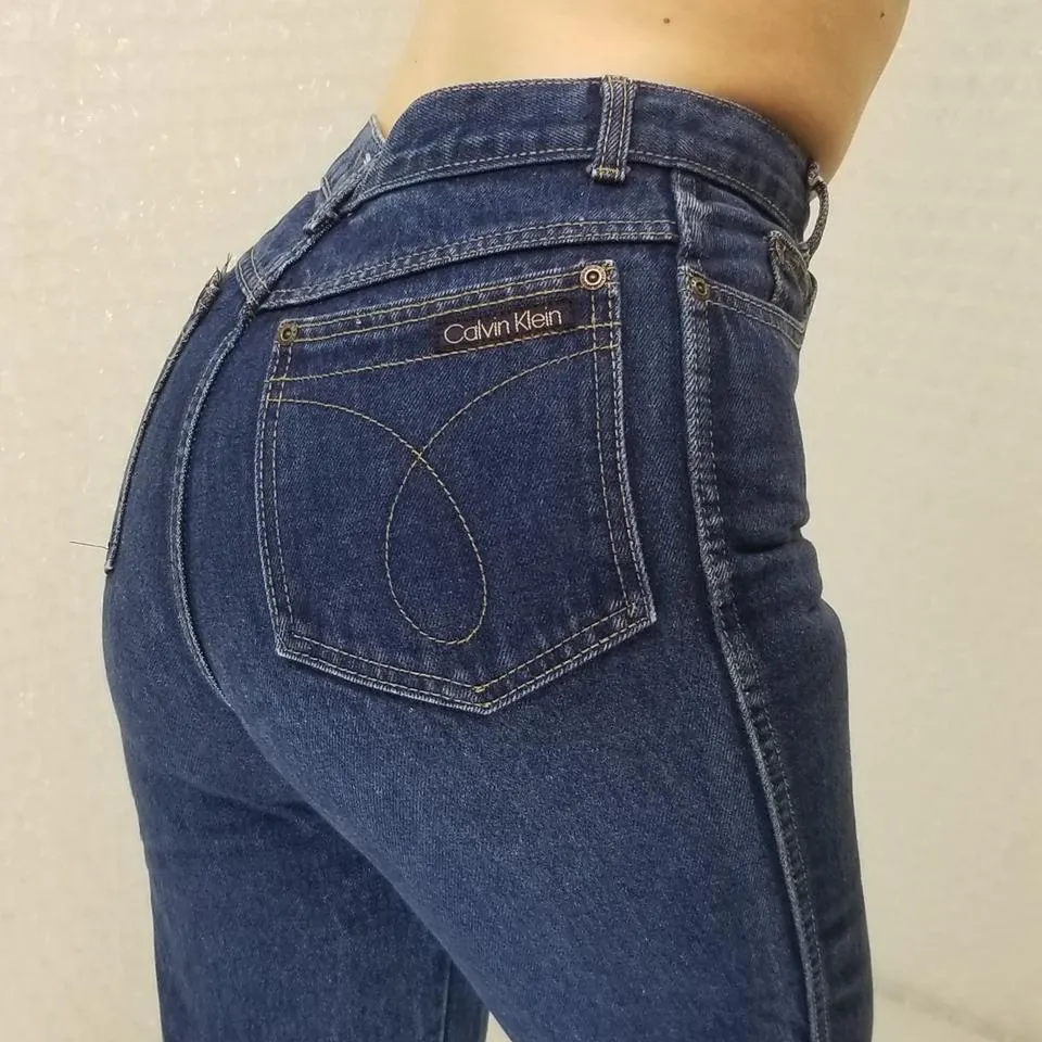 Calvin Klein Women's Blue and Navy Jeans
