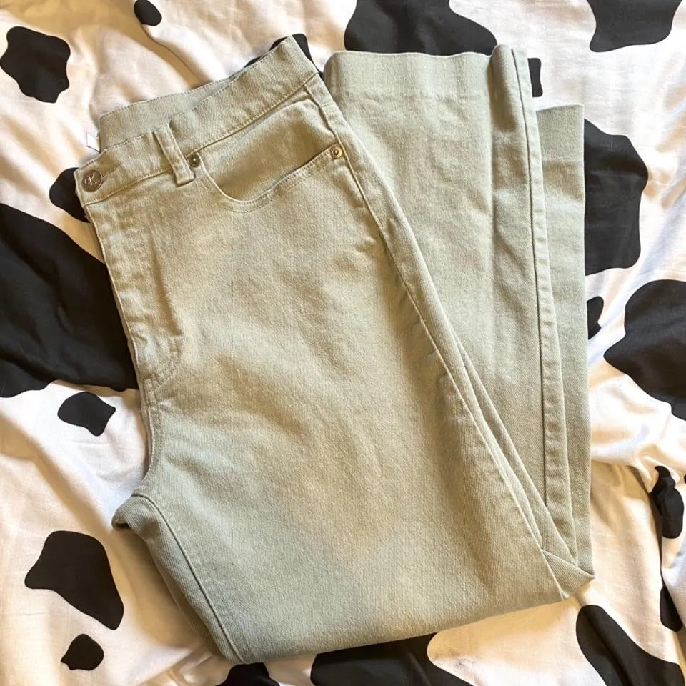 Calvin Klein Women's Green Jeans