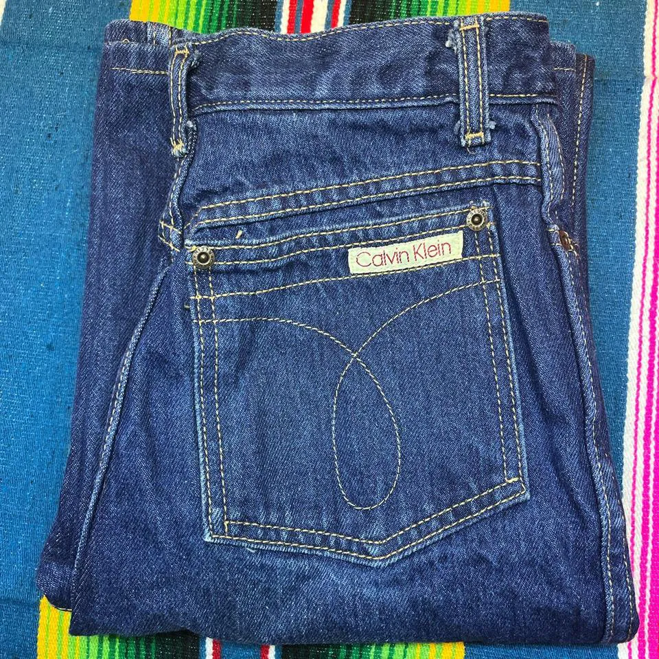 Calvin Klein Women's Navy and Blue Jeans