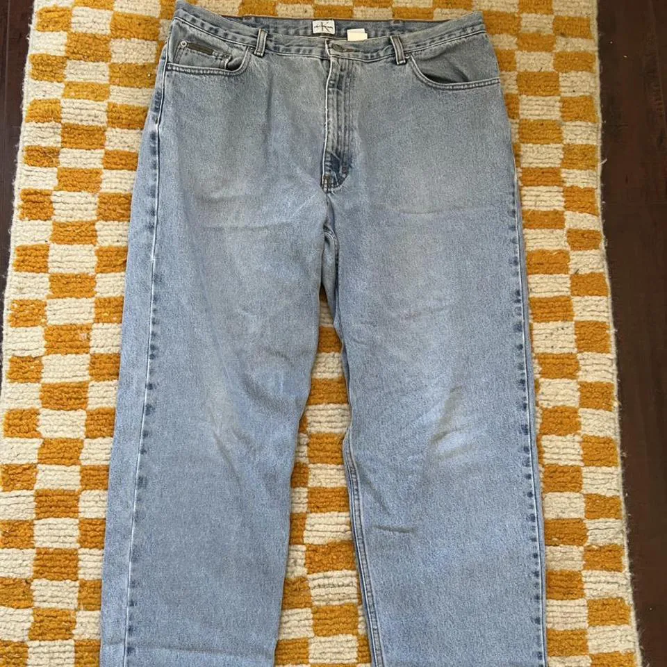 Calvin Klein Women's Blue and Navy Jeans