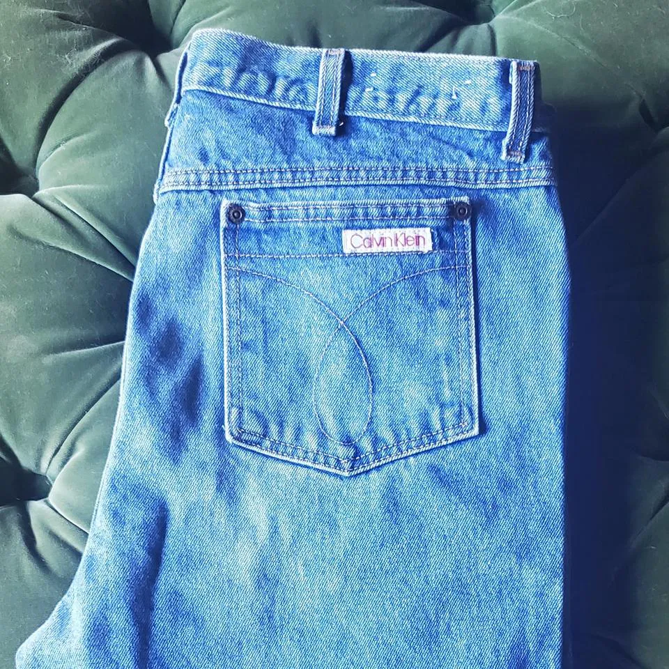 Calvin Klein Women's Blue and Navy Jeans