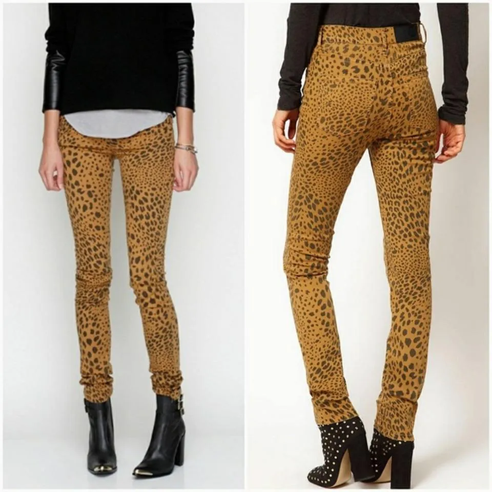 Cheap Monday Women's Tan and Black Jeans