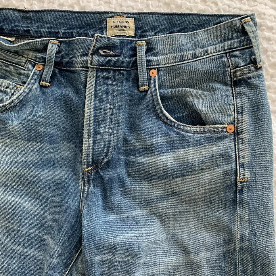 Citizens of Humanity Women's Blue and Navy Jeans
