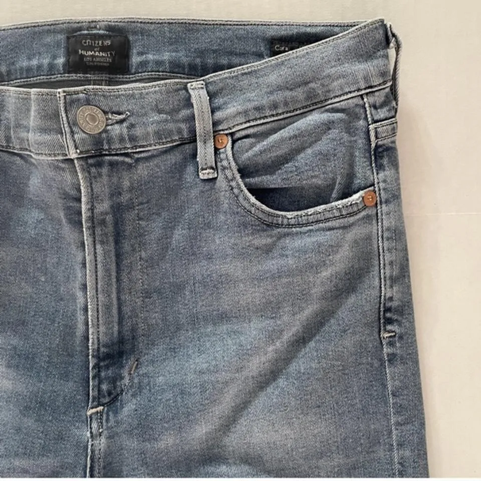 Citizens of Humanity Women's Blue and White Jeans