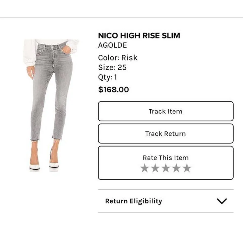 Citizens of Humanity Women's Grey and Black Jeans