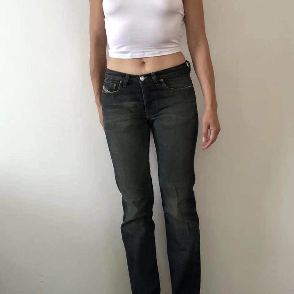 Diesel Women's Blue and Navy Jeans