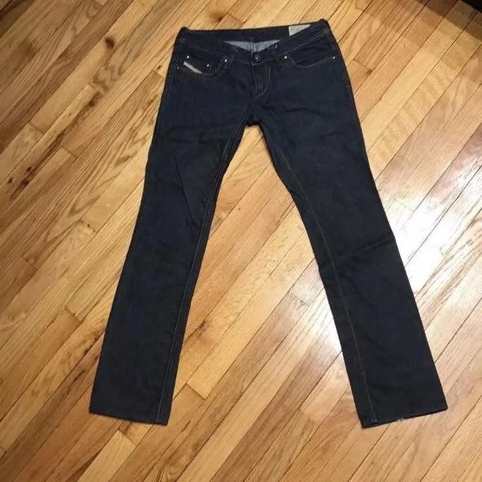 Diesel Women's Blue and Green Jeans
