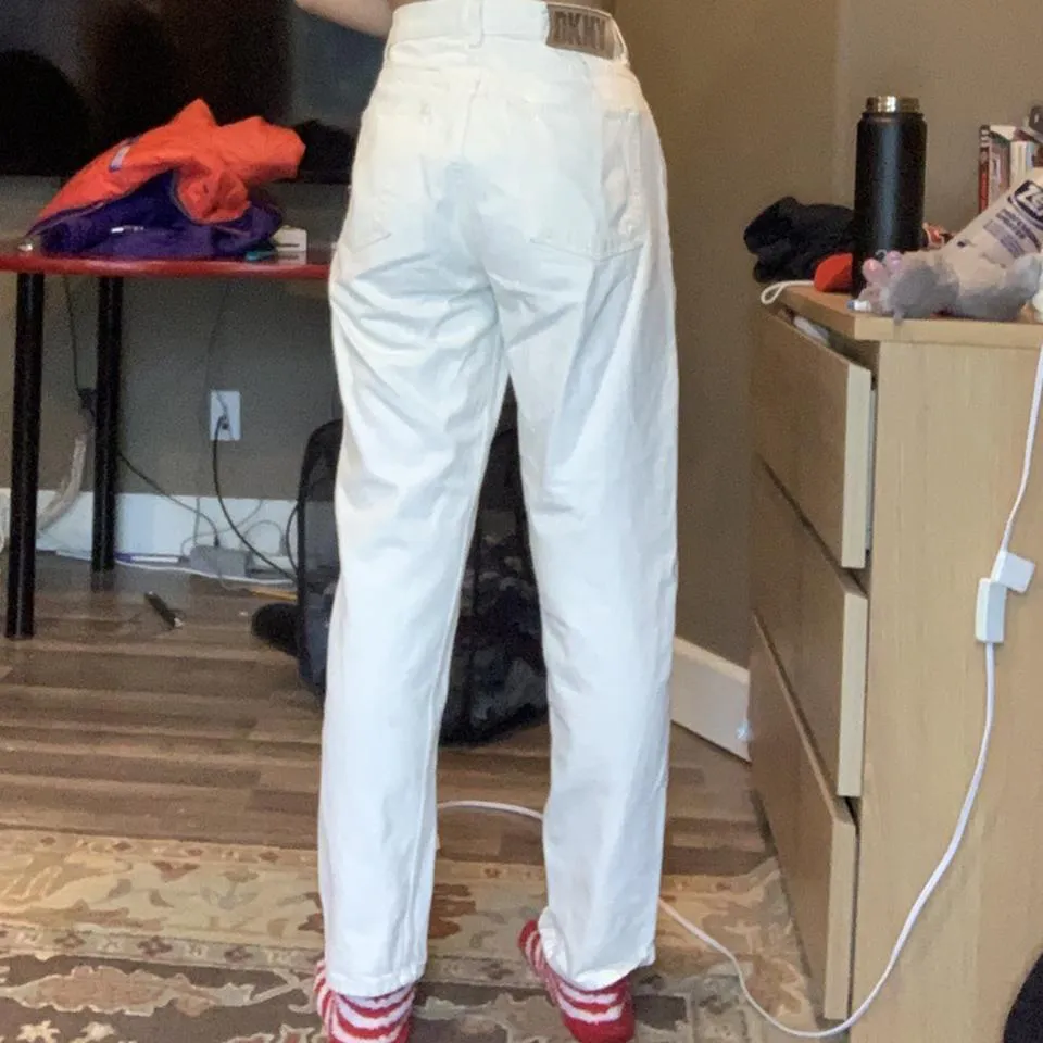 DKNY Women's White Jeans