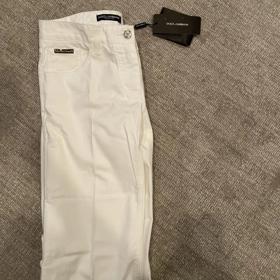 Dolce & Gabbana Women's White Jeans