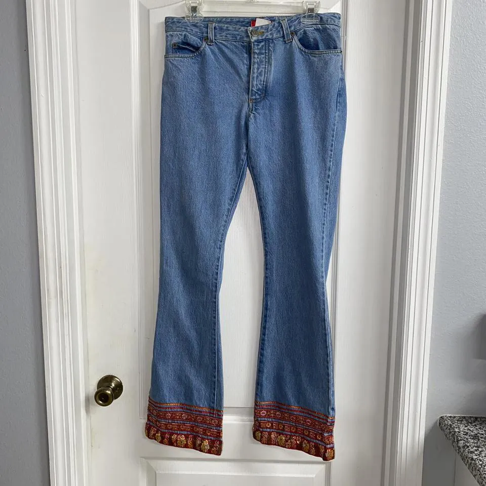 Esprit Women's Blue and Orange Jeans