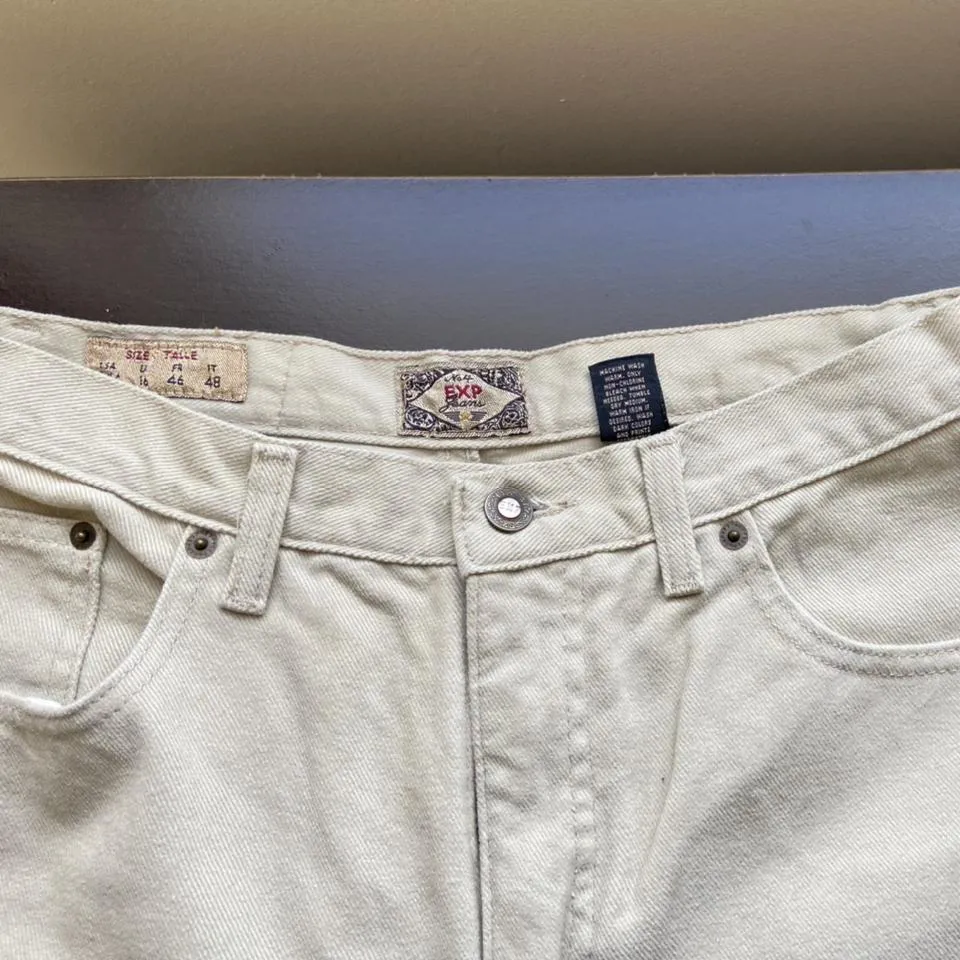 Express Women's Cream Jeans