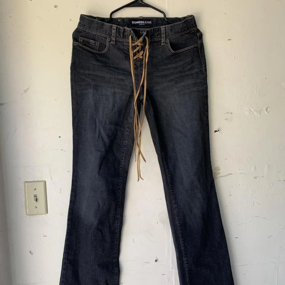 Express Women's Navy Jeans